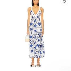 MINKPINK Sylvie Panel Midi Dress Small